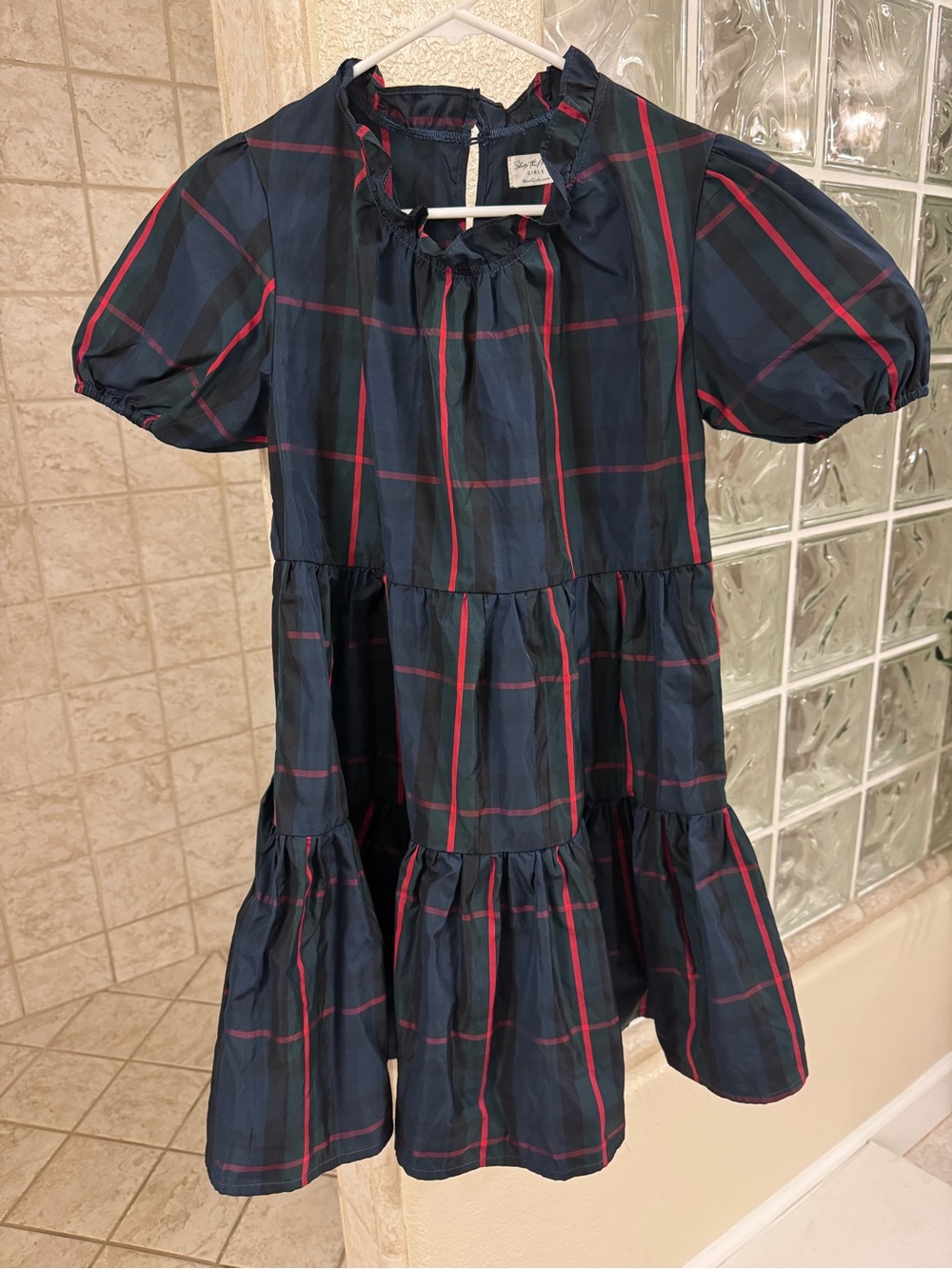 The Mint 14-16 Girls Navy Plaid Tartan Blackwatch Dress holiday